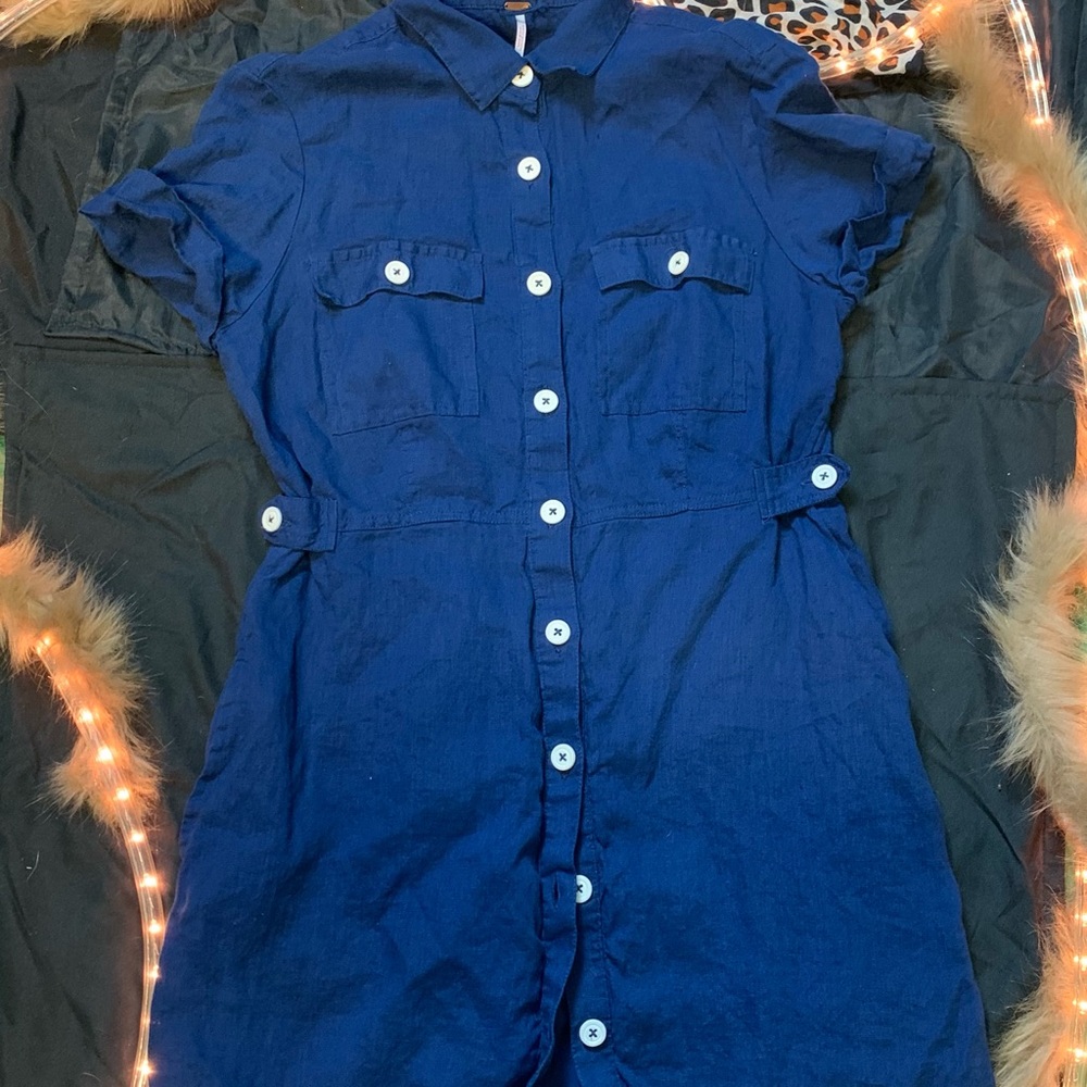 Free People blue dress